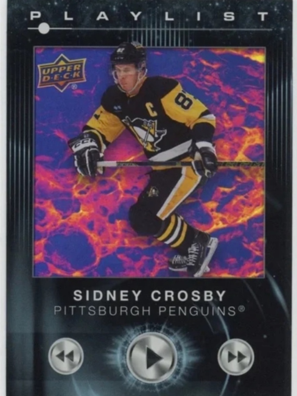 🇨🇦NOW $3🍀 Sidney Crosby 2024/25 Upperdeck Pittsburgh Penguins Insert Hockey Card